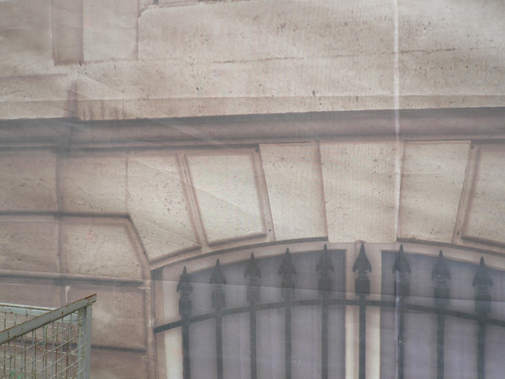 Jaquemart-Andre museum: detail of faux stonework and window.